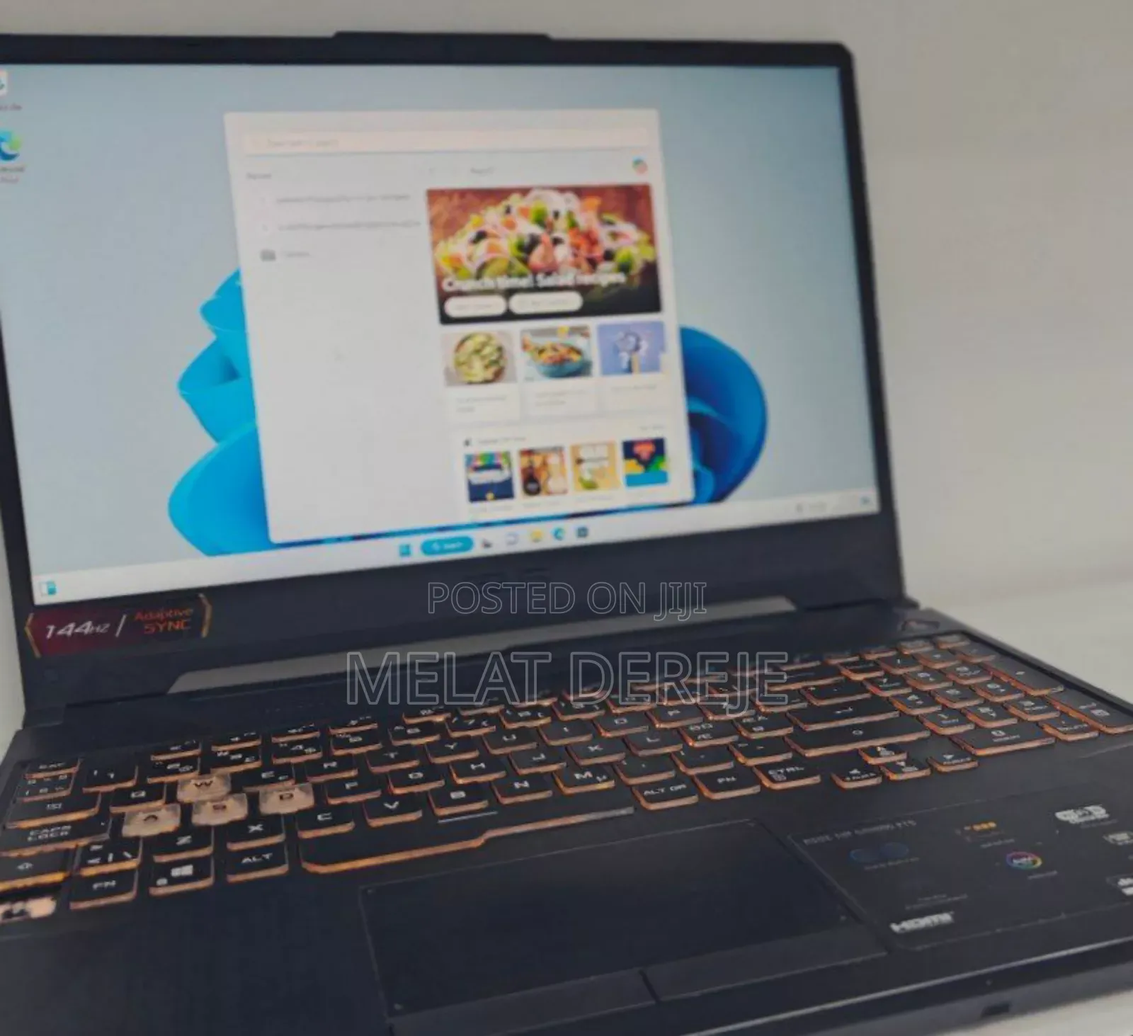 New Laptop Asus TUF Gaming A15 16GB Nvidia SSD 512GB in Bole Laptops