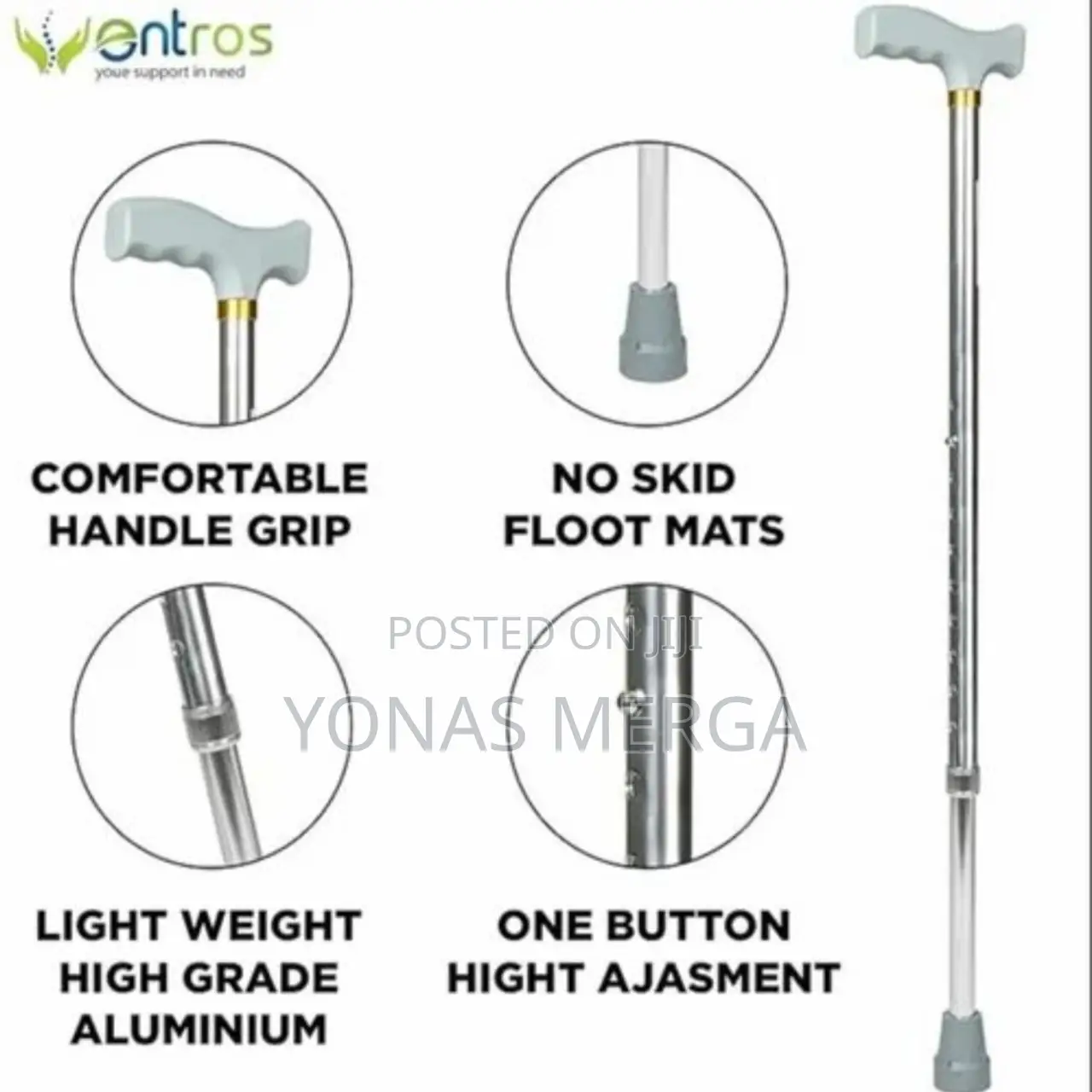 Lightweight Height Adjustable,Made W/ Premium Grade Rubber