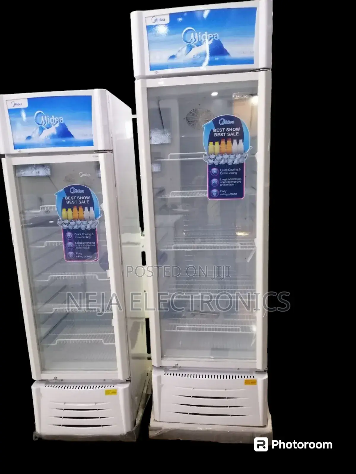 Showcase Chiller Midea 309L Free Deliver