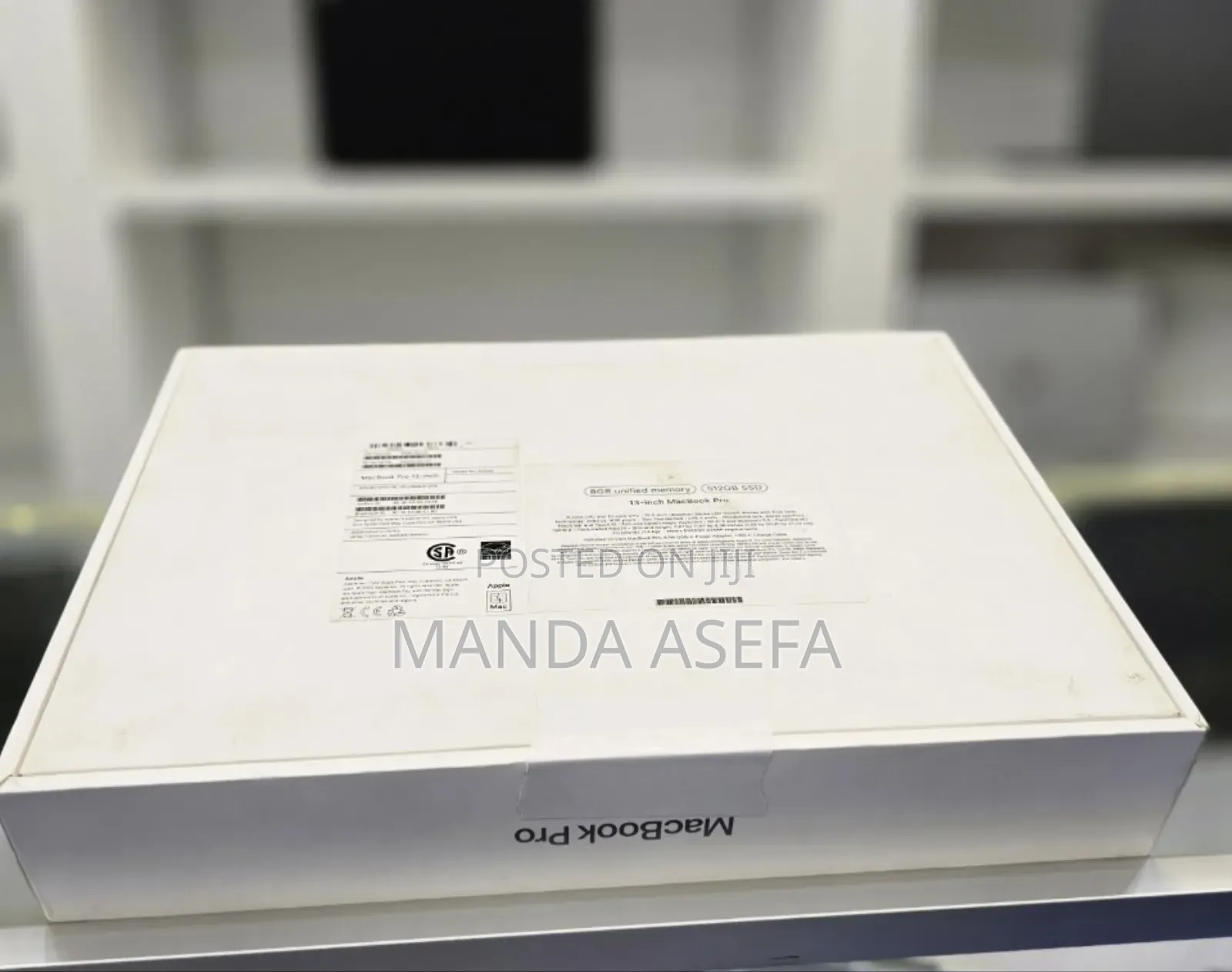 New Laptop Apple MacBook Pro 8GB Apple M2 SSD 256GB