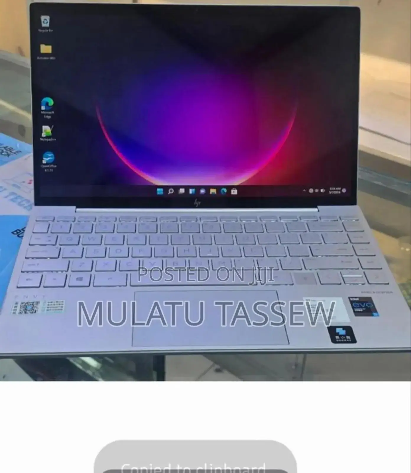 New Laptop HP Envy X360 16GB Intel Core i5 SSD 512GB