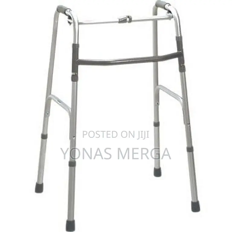 WANRI Foldable Elderly Walker Flat Walker Double Armrest