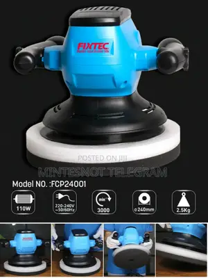 Car Polishing የመኪና መወልወያ Fix Tec Car Polisher 110W