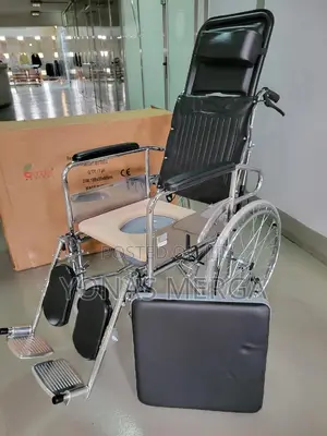 Wheelchair Folds Up Easily for Storage and -Folding Backrest