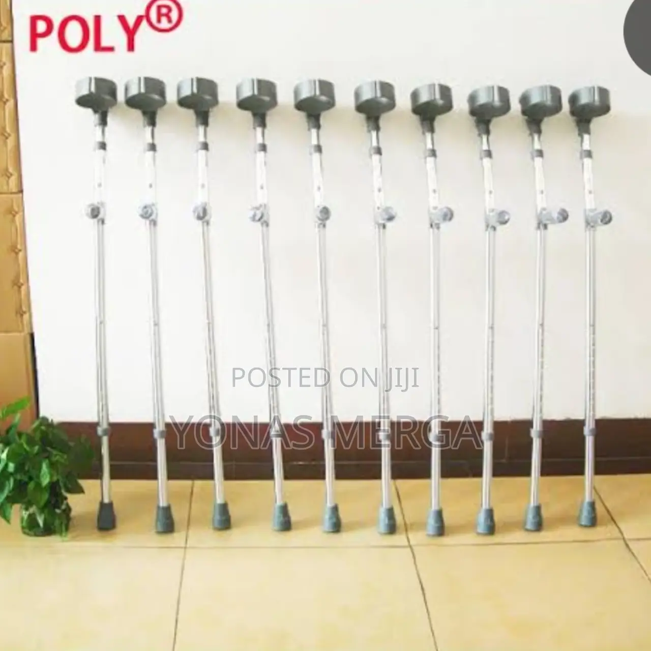 Elbow Crutches -Tripod Base (Double) Walking Stick