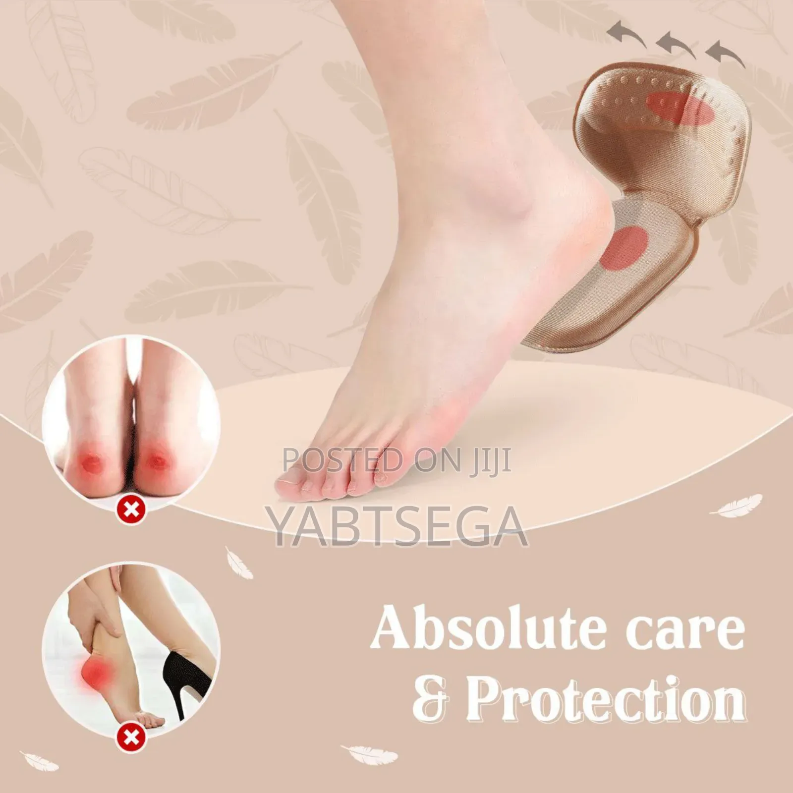 Women Sponge Heel Cushion Pads