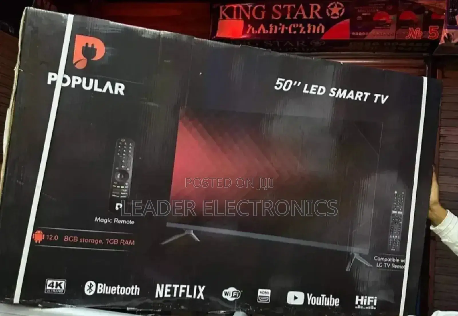 Popular Tv 50 Inch Smart Android Tv New Arrival 2024