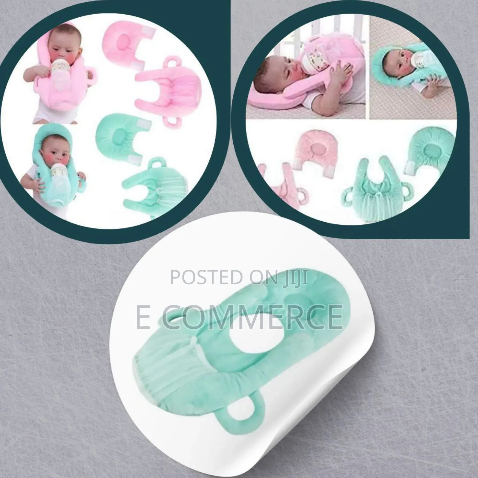 ልጆች በጀርባቸዉ ተኝተዉ ጡጦ ለመጥባት