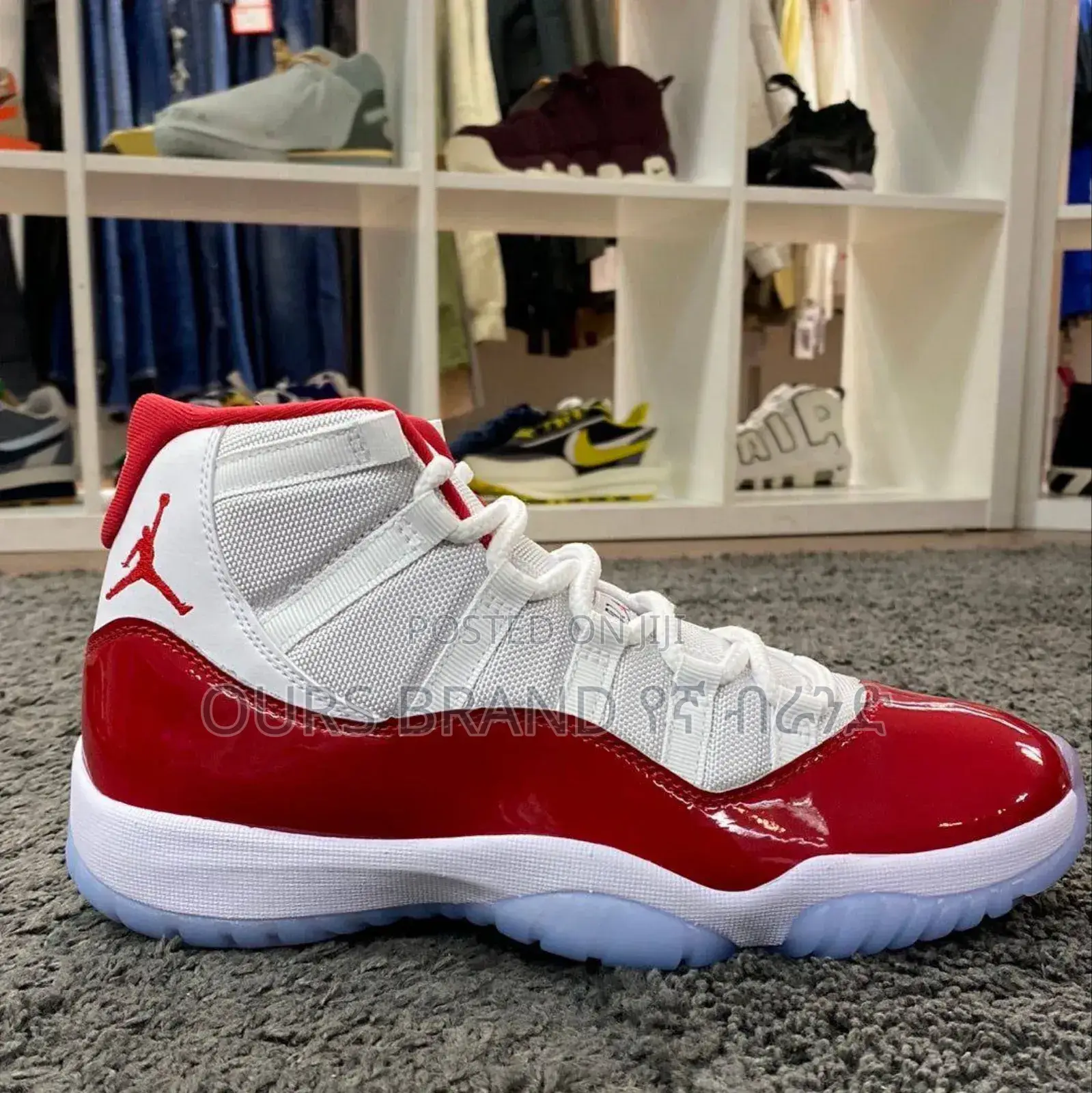 Air Jordan 11 Retro Cherry High Quality Luxury Sneakers