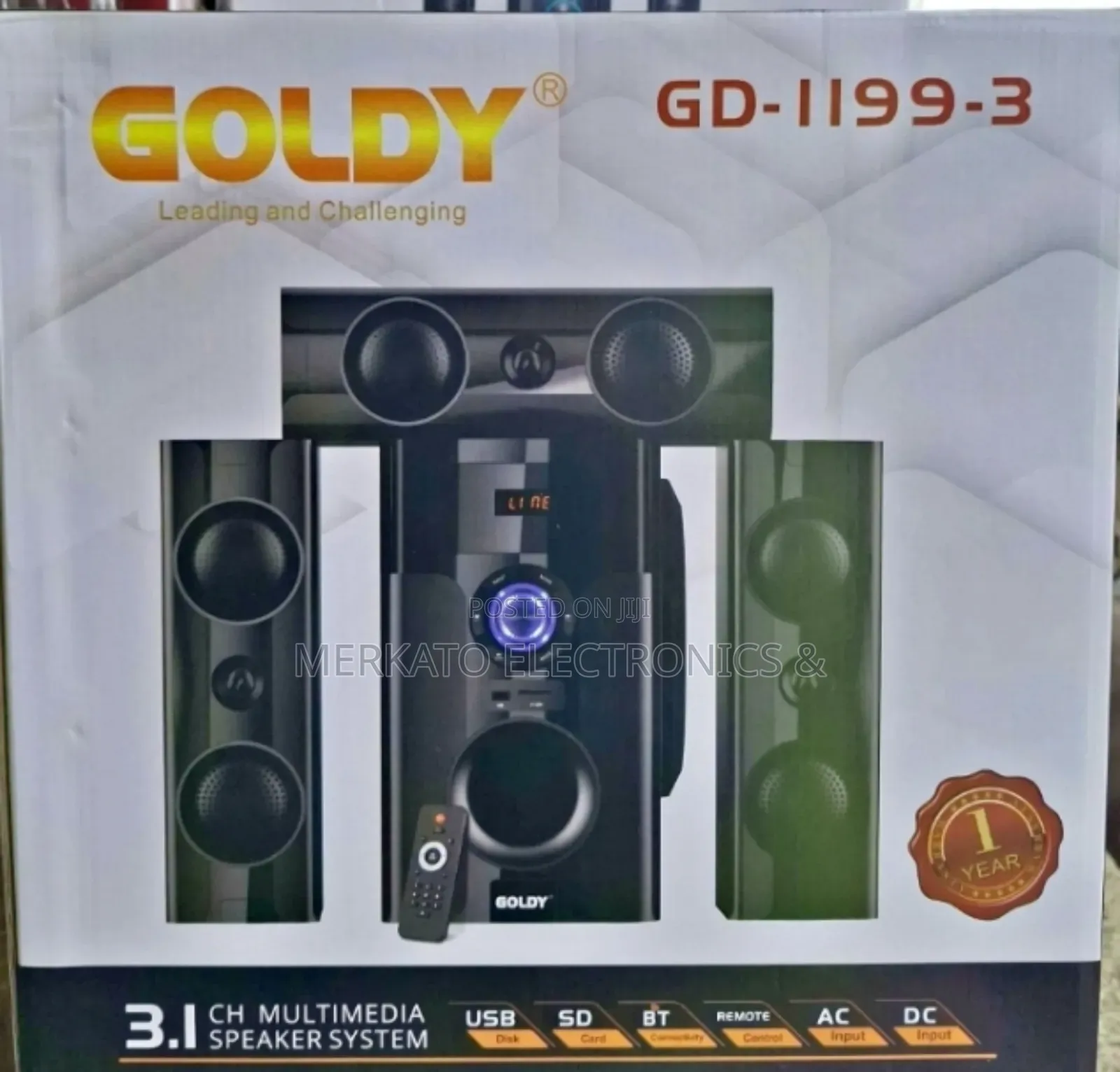 Goldy 3.1 Multimedia Speakers | Gd-1199