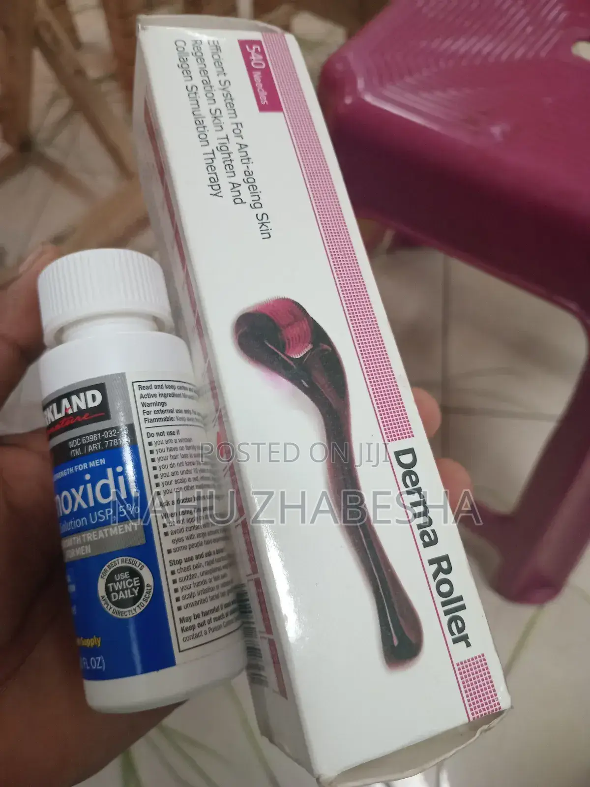 Minoxidil Plus Derma Roller System