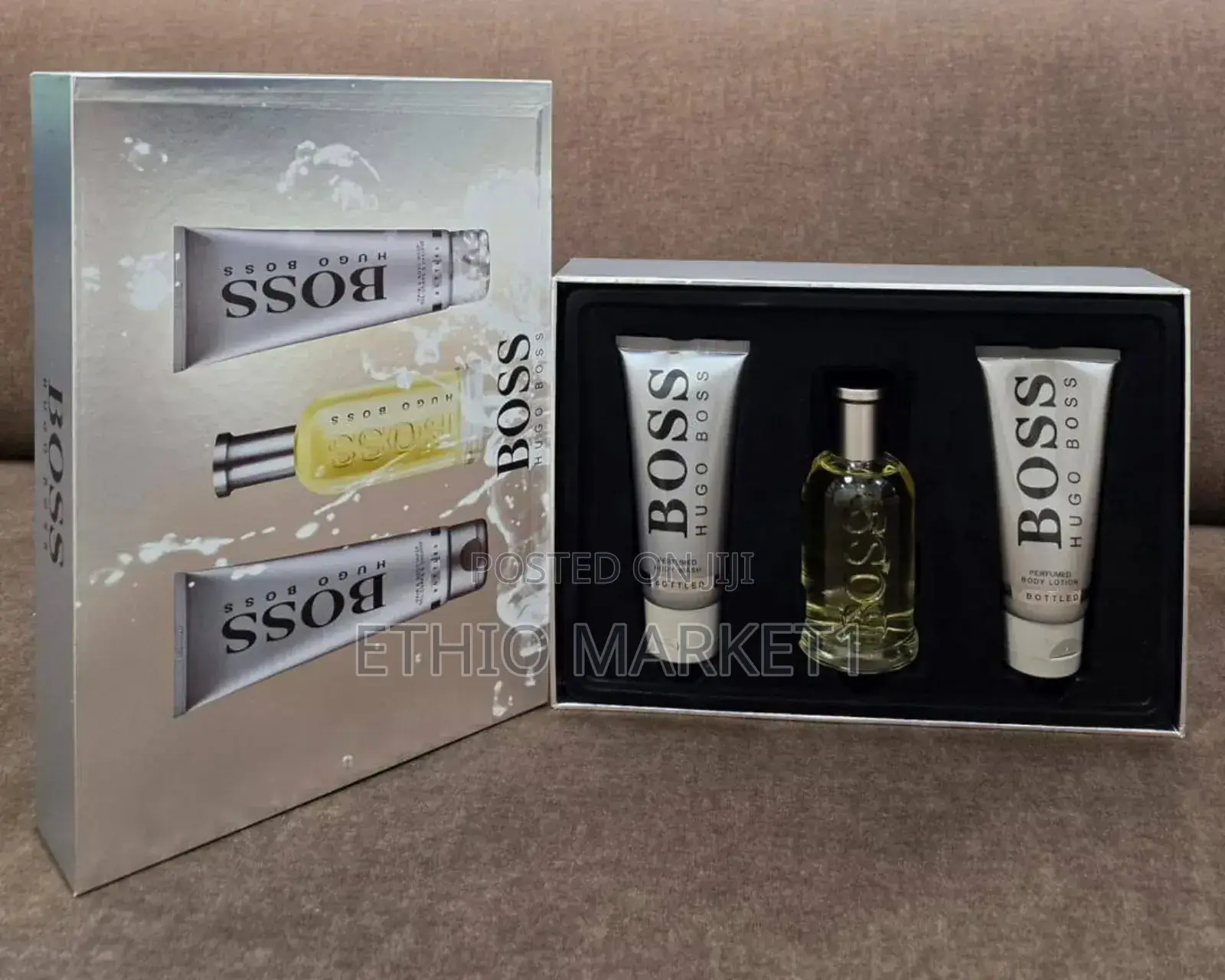 Perfume + Body Lotion + Body Wash (Boss, YSL, Versace, Dior)