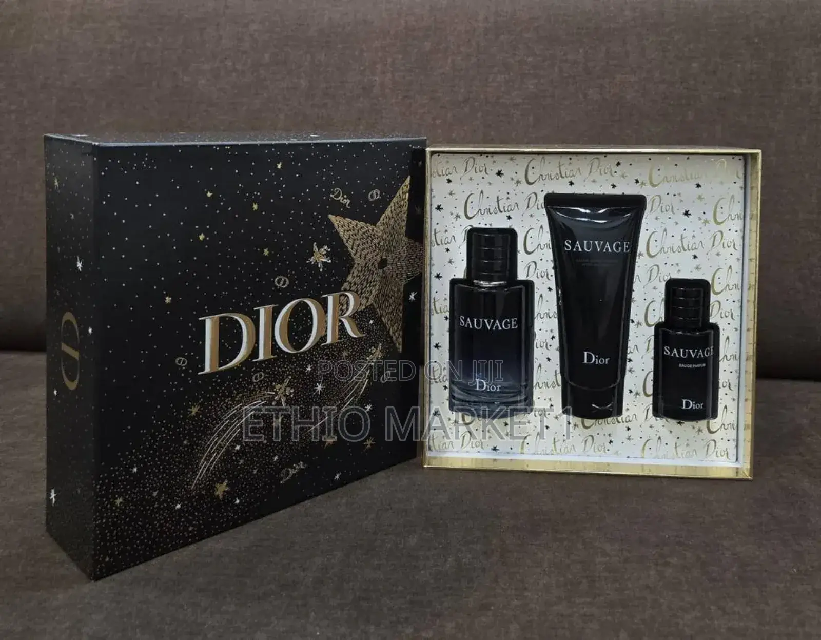 Perfume + Body Lotion + Body Wash (Boss, YSL, Versace, Dior)