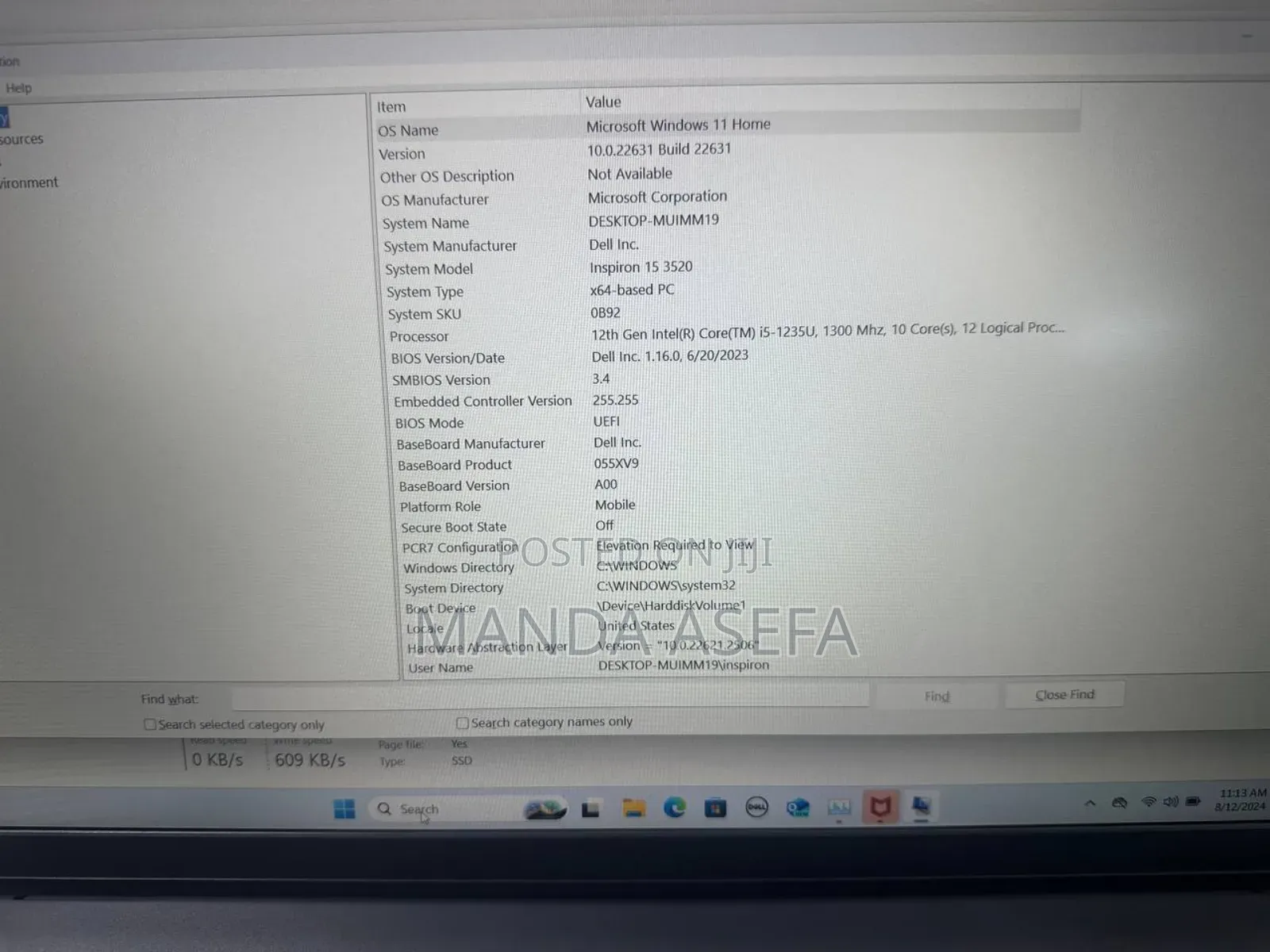 New Laptop Dell Latitude 3520 8GB Intel Core I5 SSD 512GB