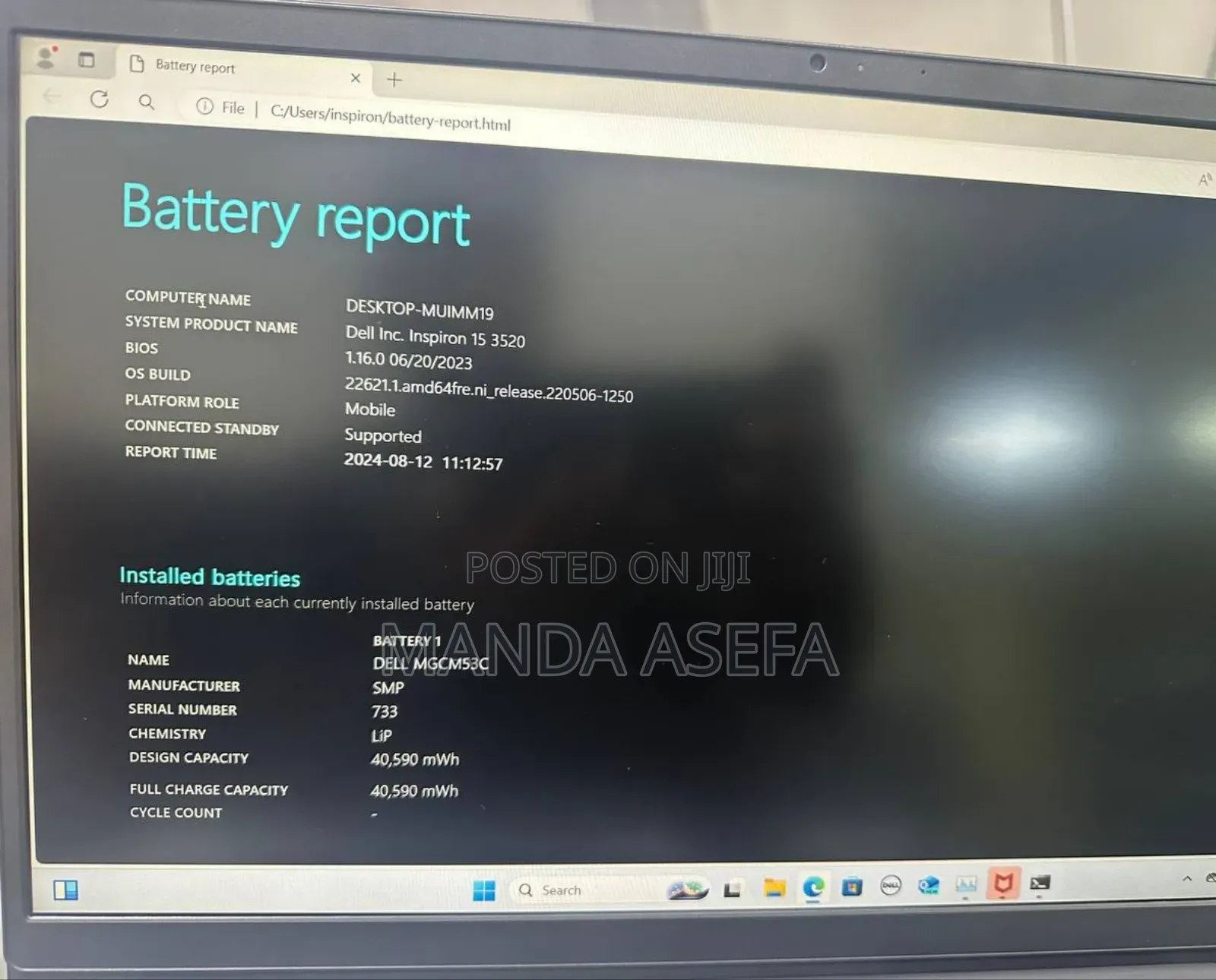 New Laptop Dell Latitude 3520 8GB Intel Core I5 SSD 512GB