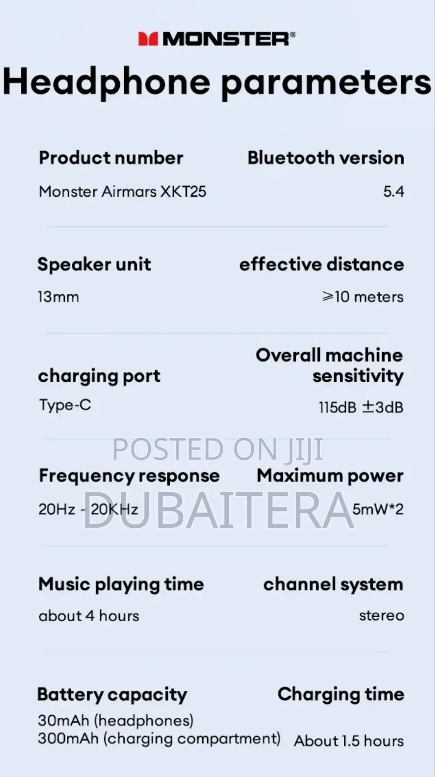 Original Monster Zero Latancy HD Audio Bluetooth Headset