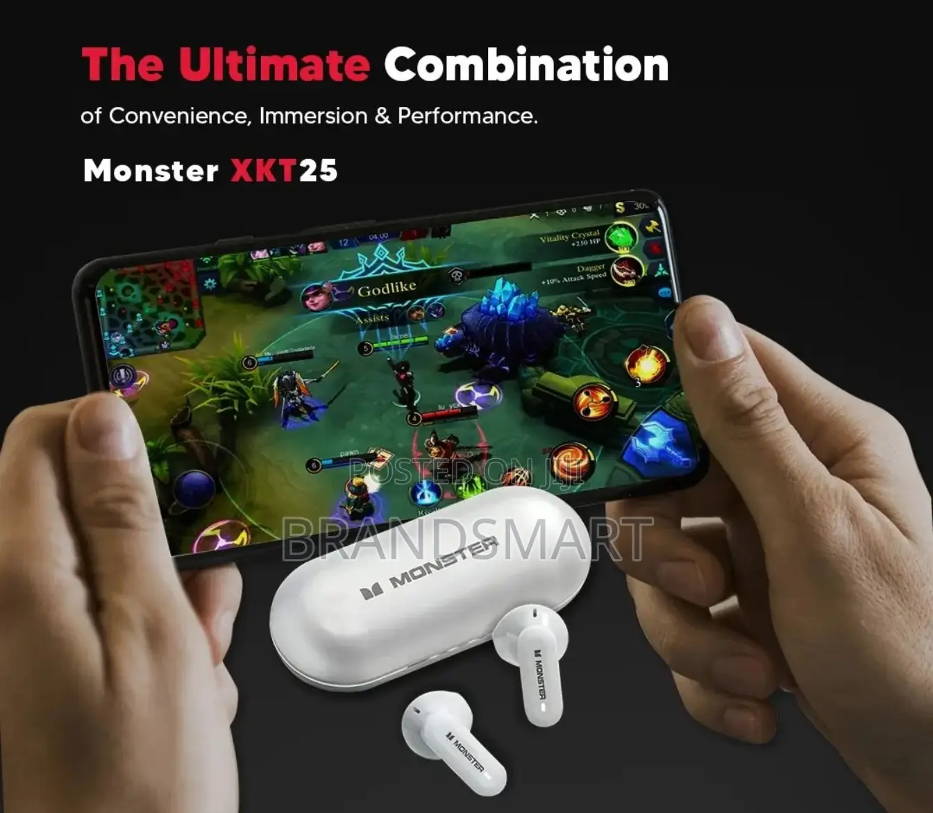 Original Monster HD Ultra Low Latancy Gaming Headset