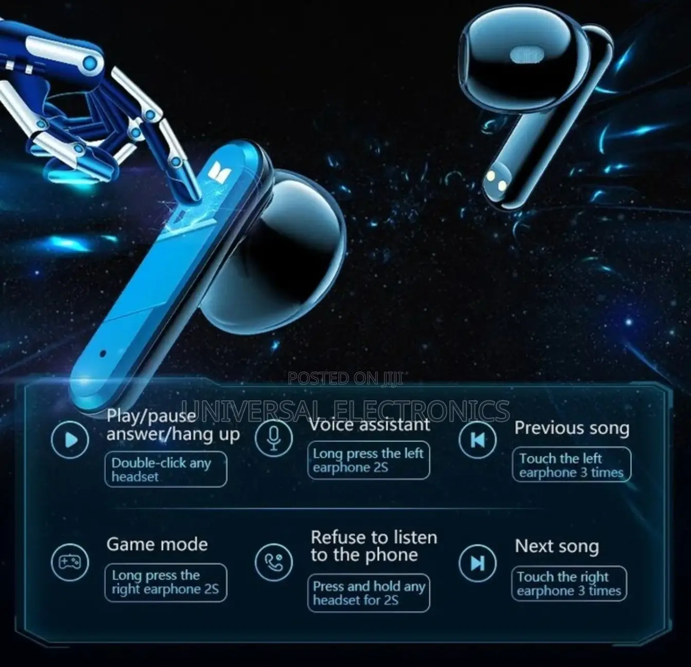 Original Monster Gaming Airpods (HD Sound, Noise Cancelling)