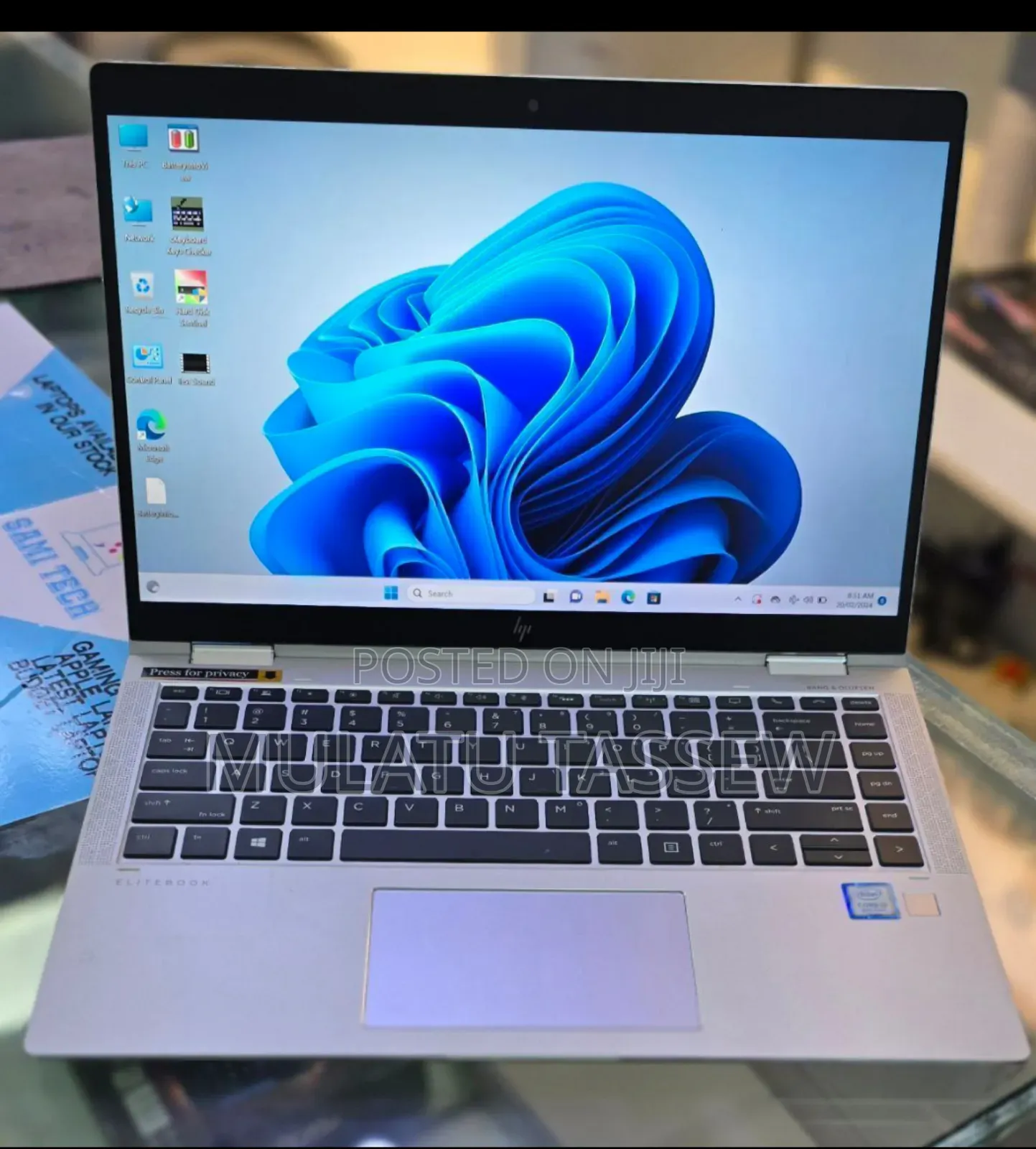 New Laptop HP EliteBook 840 G5 16GB Intel Core i7 SSD 512GB