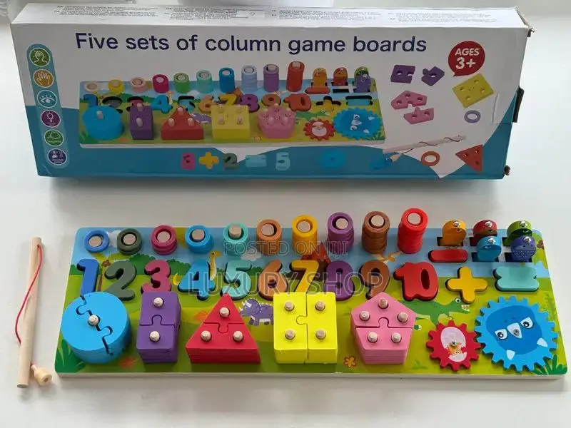 Five Sets of Column Game Boards!
ፋይፍ ሴት ኦፍ ኮለመን ጌም ቦርድ