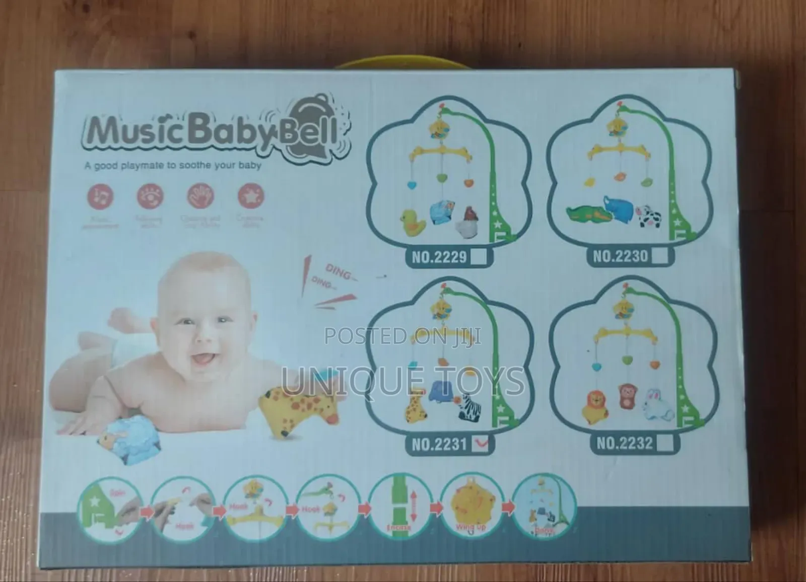 Elegant and Simple Music Baby Bell, 6m+
