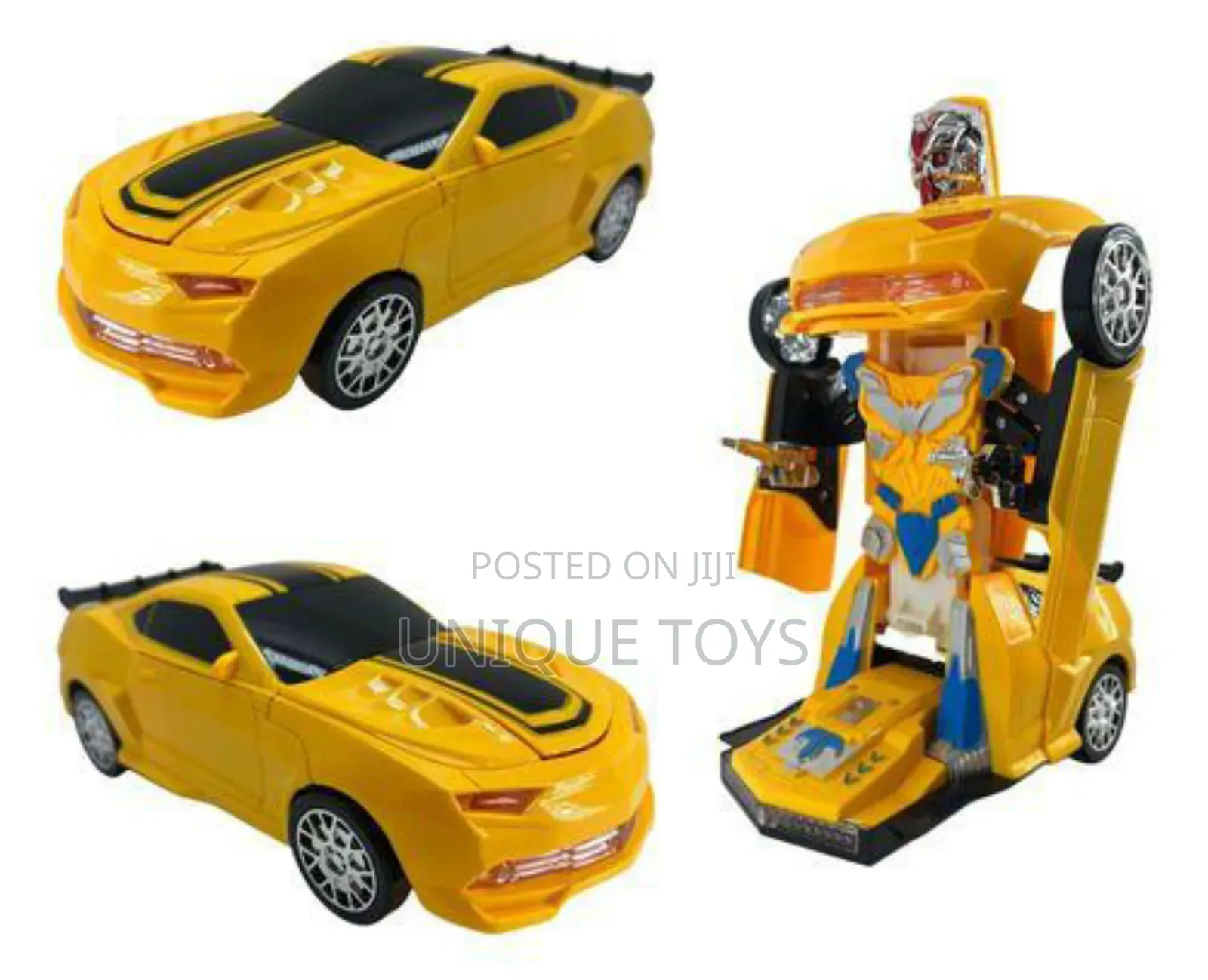 2-in-1transforming Robot Races Car: Transform, Light Sound