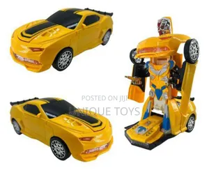2-in-1transforming Robot Races Car: Transform, Light Sound