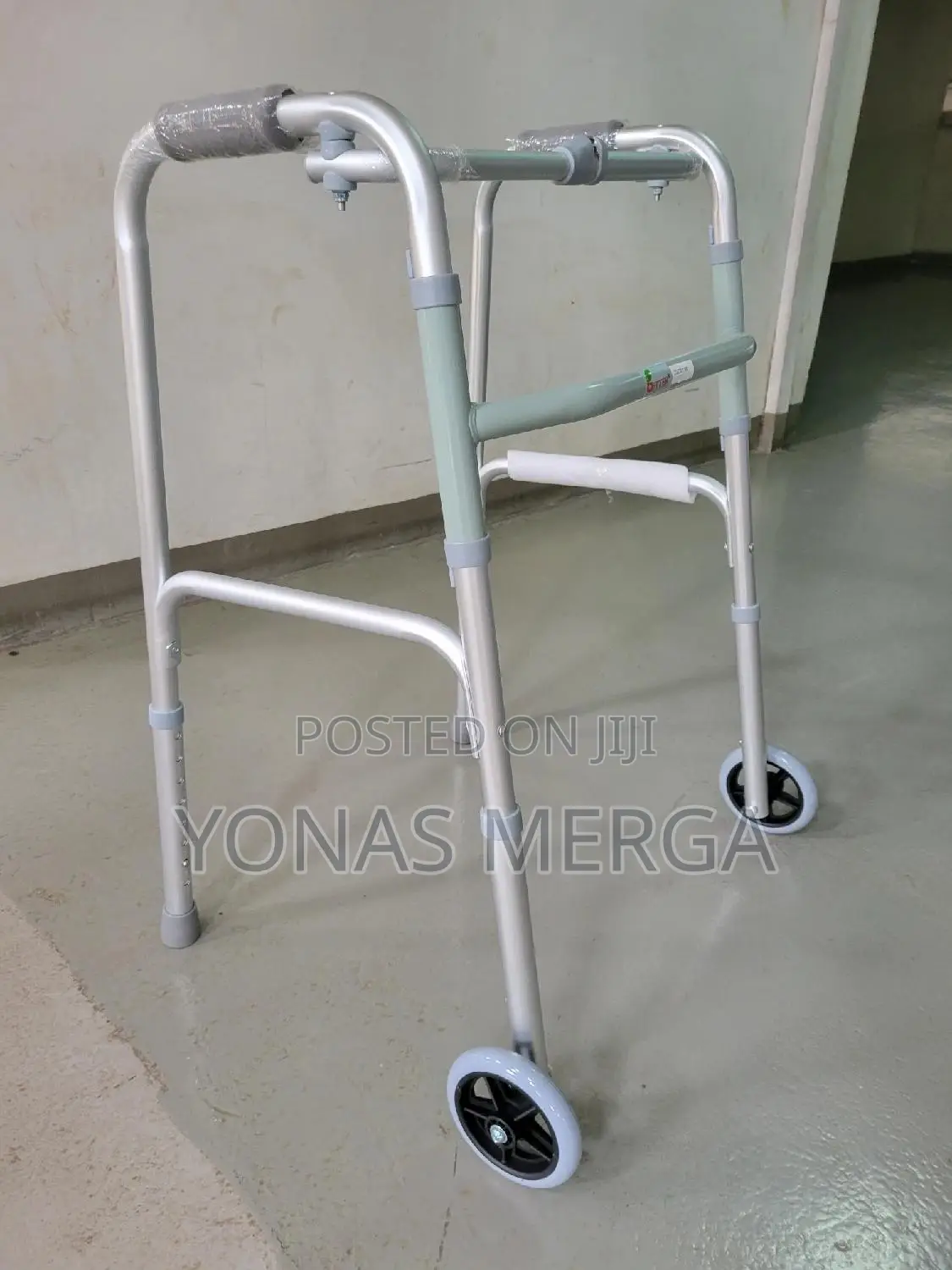 Walker  Height-Adjustable Aluminum Frame for Adults,