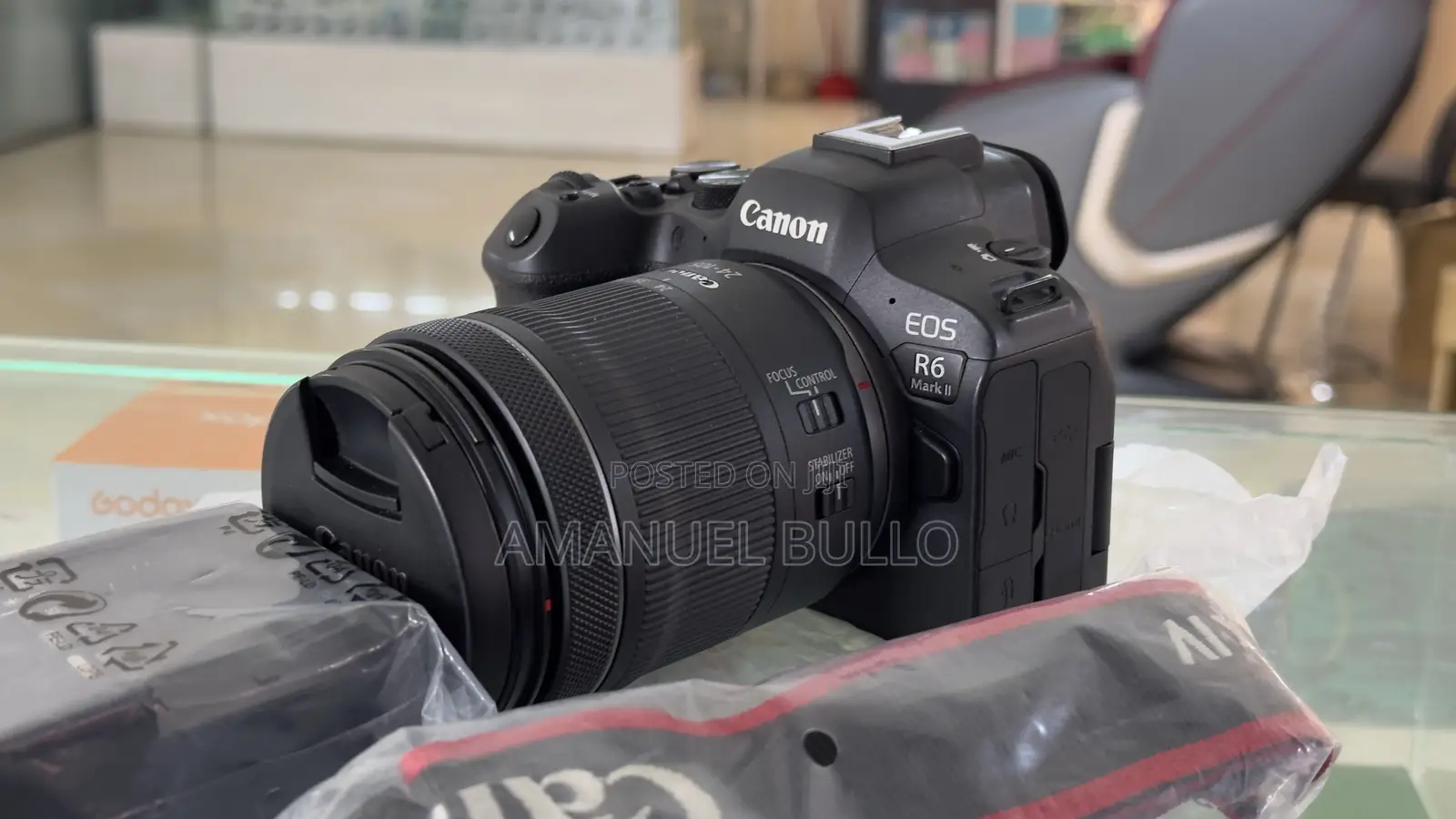 Canon R6 Mii With 24-105mm and Full Accessory