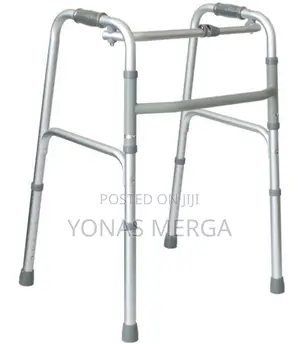 Everyday Adult Folding Walker, Dual Release, Silver
