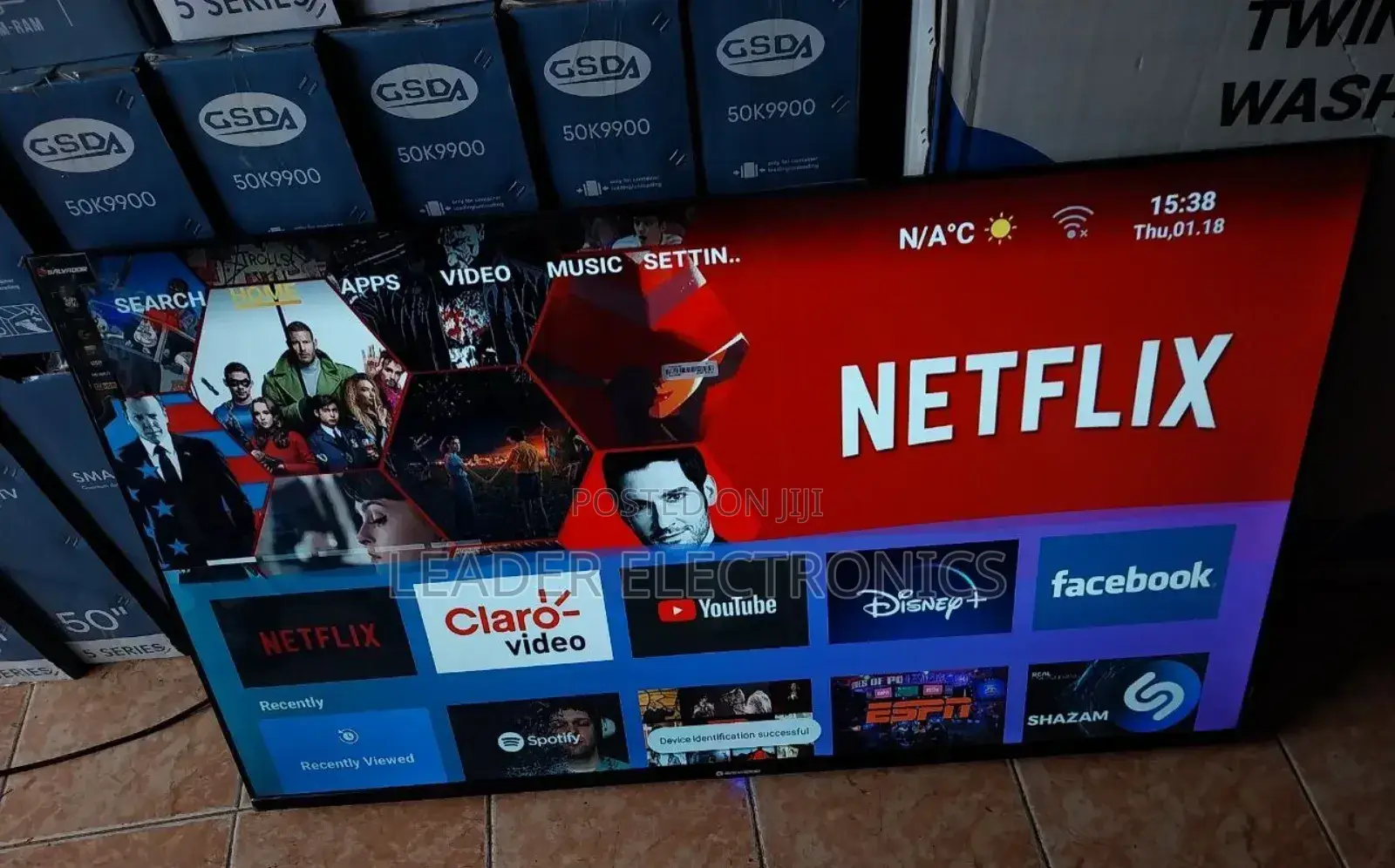 Rolex Tv 55 Inch Smart Android Tv New Arrival 2024