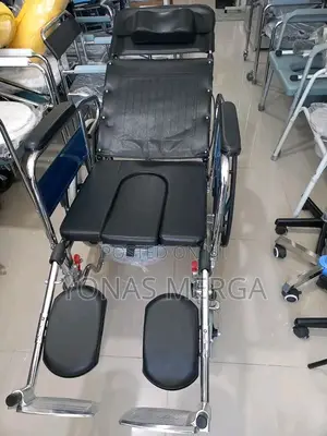 Hospital Commode Wheelchair, Type of Wheelchairs: Reclining