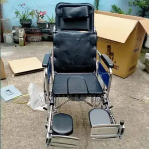 Hospital Commode Wheelchair, Type of Wheelchairs: Reclining