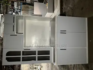 ኪችን ሸልፈ Kitchen Cabinets 1.20cm Made of #1 MDF Withe Quality
