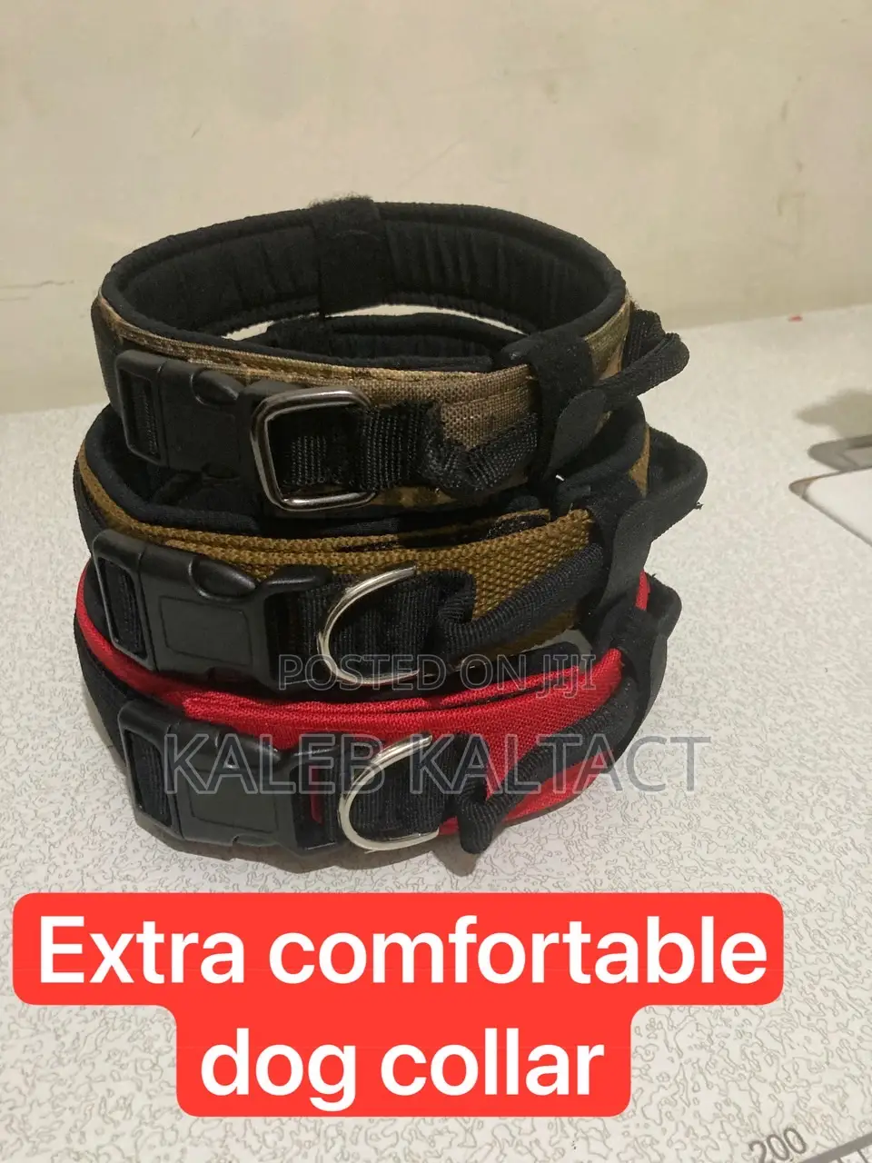 Extra Comfortable Tactical Dog Collar