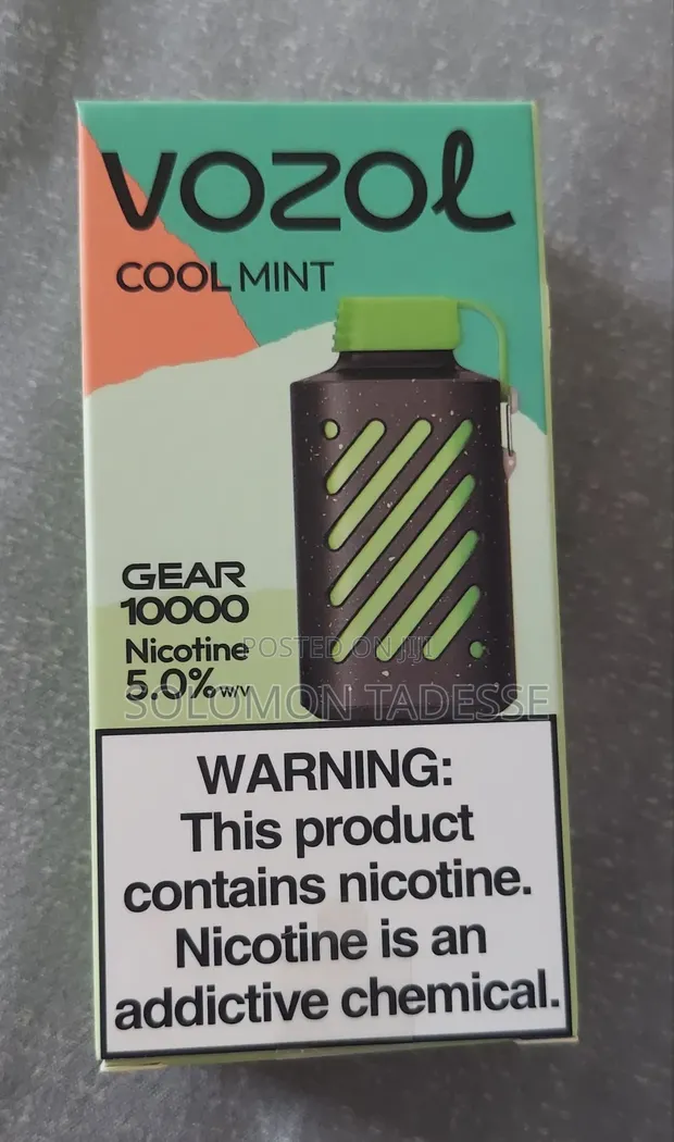 vozol gear 10000 cool mint Vozol Gear 10000 Puffs Disposable Vape 20MG main image 1