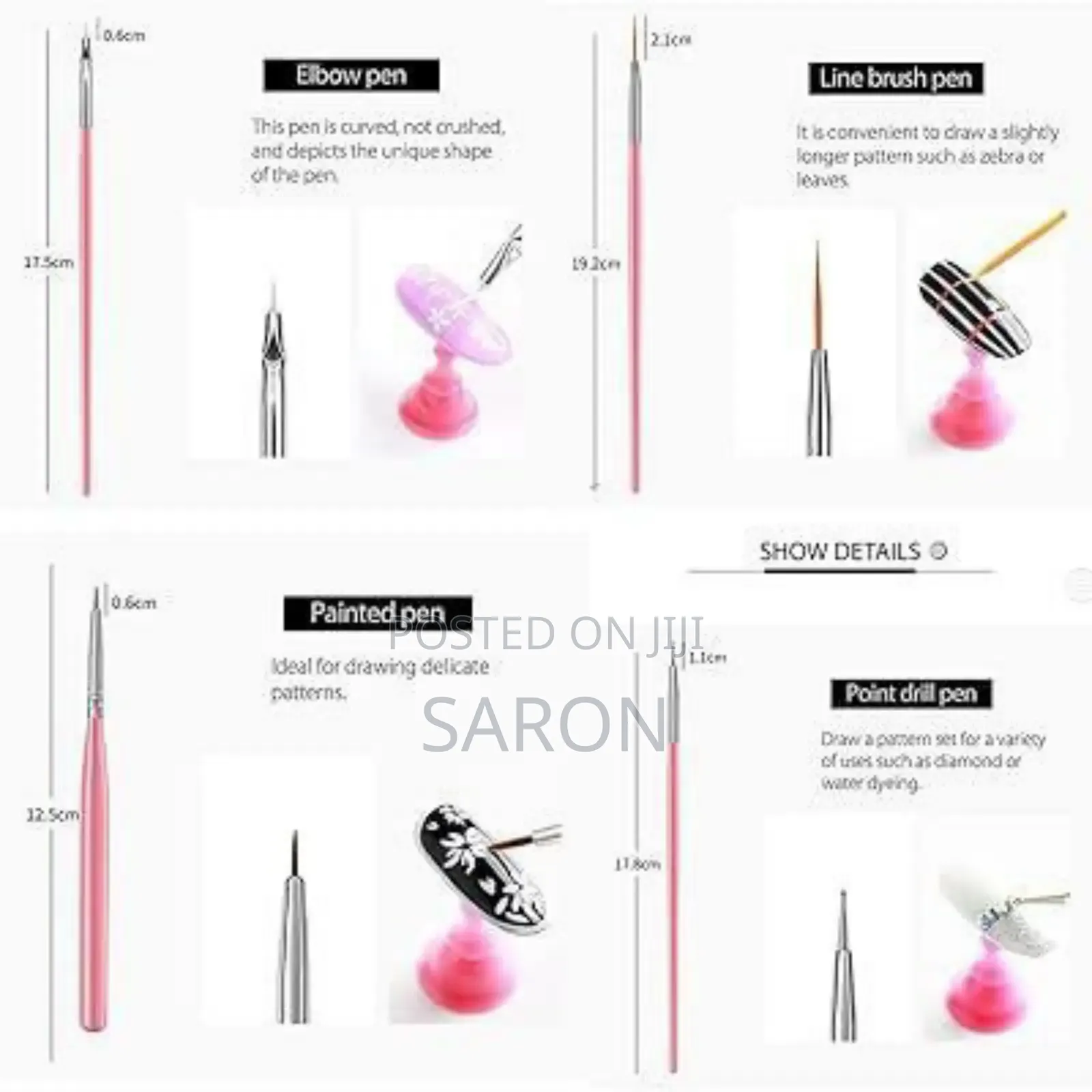 15 PCS Nail Art Brush Set