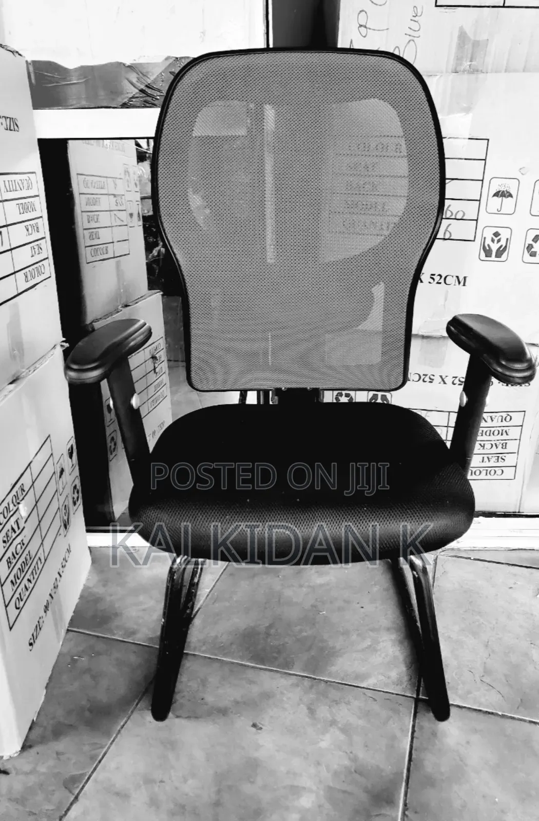 Sledge /U-Leg/ Mesh Chair