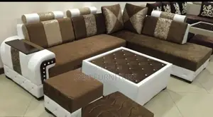 Photo - L Shape Sofa With Table