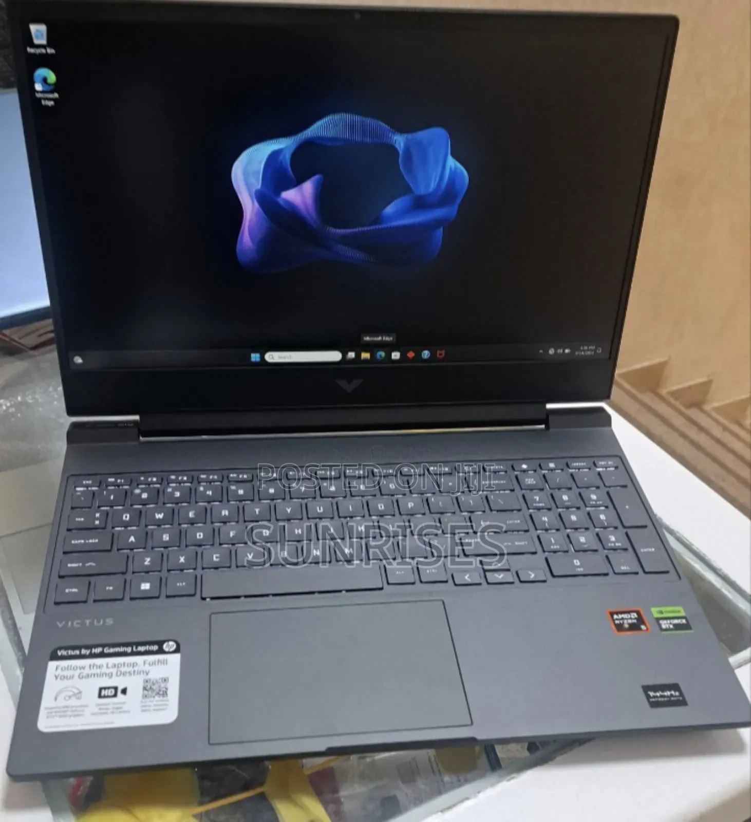 New Laptop HP Victus 16 8GB AMD Ryzen 5 SSD 512GB