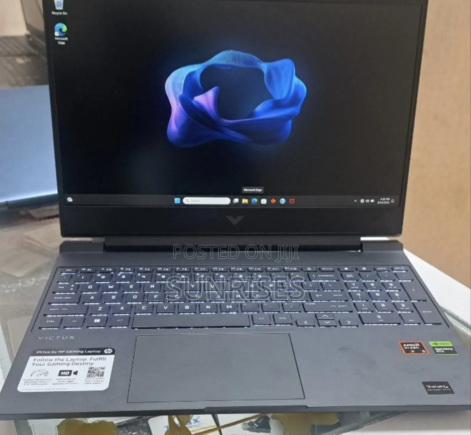 New Laptop HP Victus 16 8GB AMD Ryzen 5 SSD 512GB