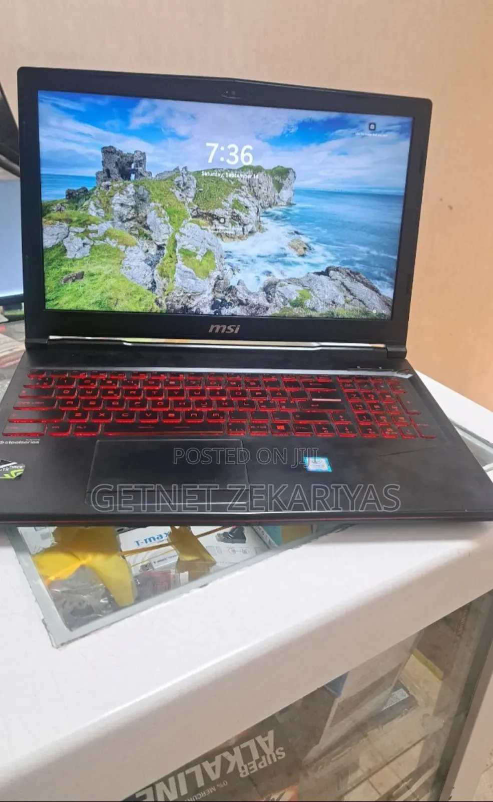 New Laptop MSI 8GB Intel Core I5 HDD+SSD 128GB