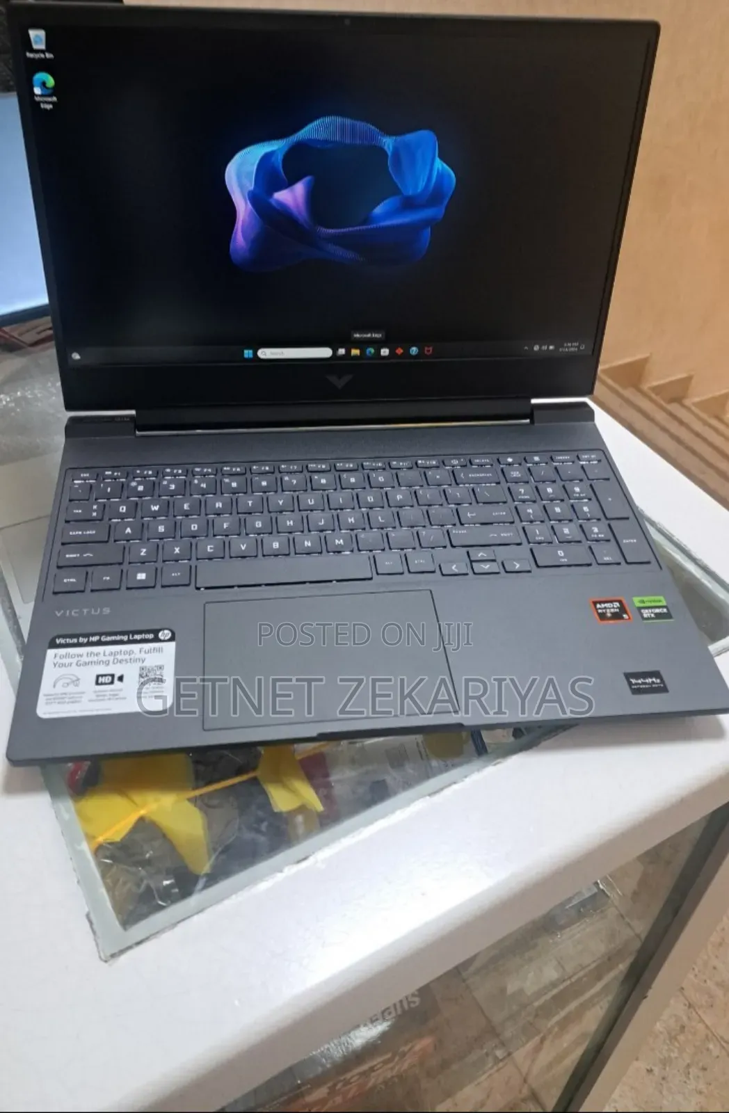 New Laptop HP Victus 15 8GB AMD Ryzen 5 SSD 512GB