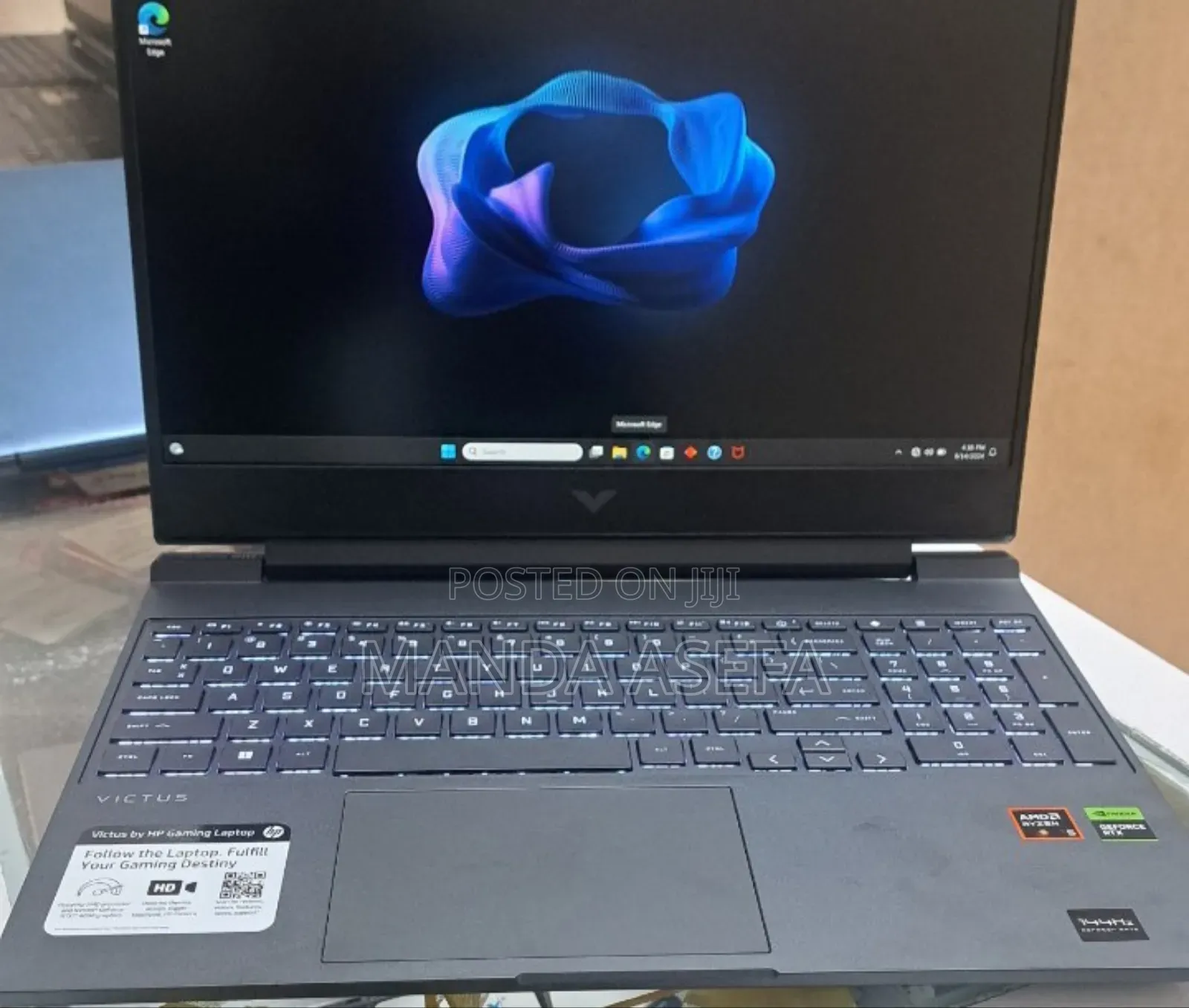 New Laptop HP Victus 15 8GB AMD Ryzen 5 SSD 512GB