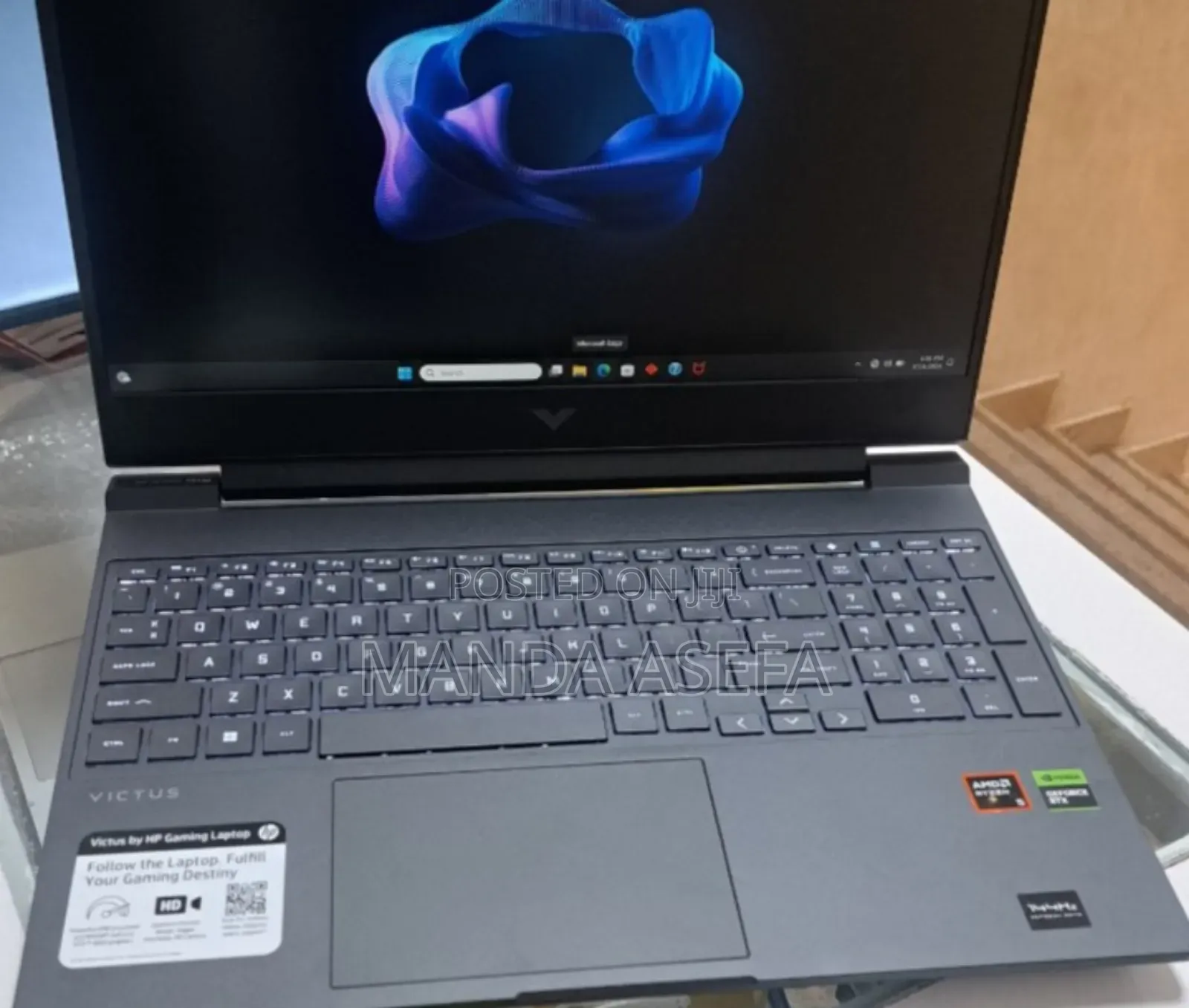 New Laptop HP Victus 15 8GB AMD Ryzen 5 SSD 512GB