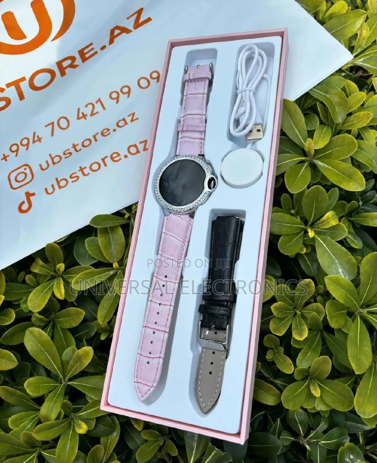 Original Hainoteko Germany Ladies Smart Watch (2 Straps)