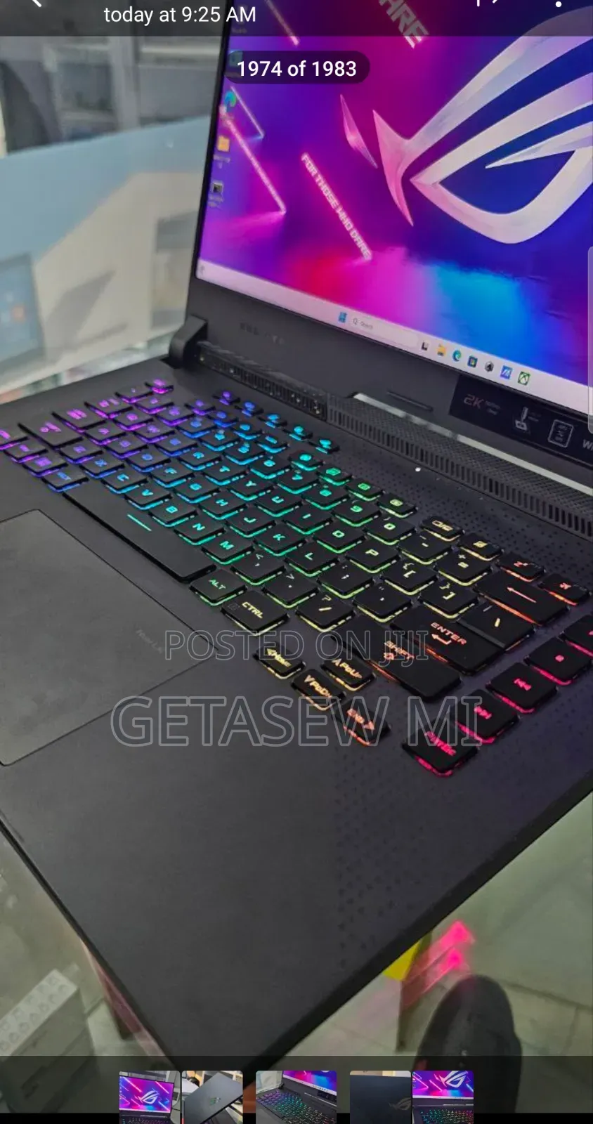 New Laptop Asus ROG Strix G15 16GB AMD Ryzen 9 SSD 1T