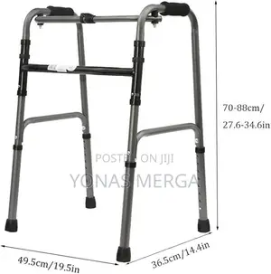Walker EMISOO Elder Walker Steel Mobility Aid Walking Frame