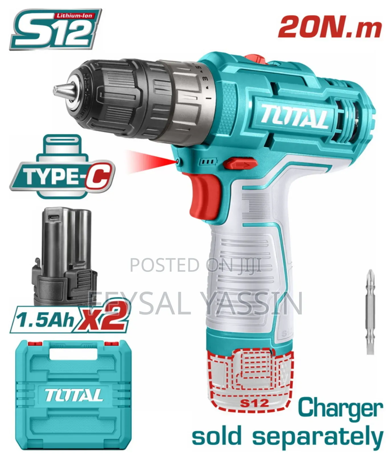 Total Chargble Drill 12V