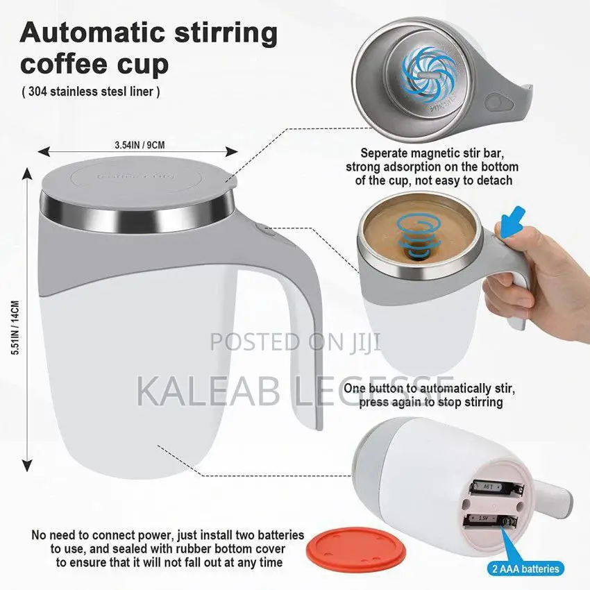 Automatic Stirring Coffee Cup